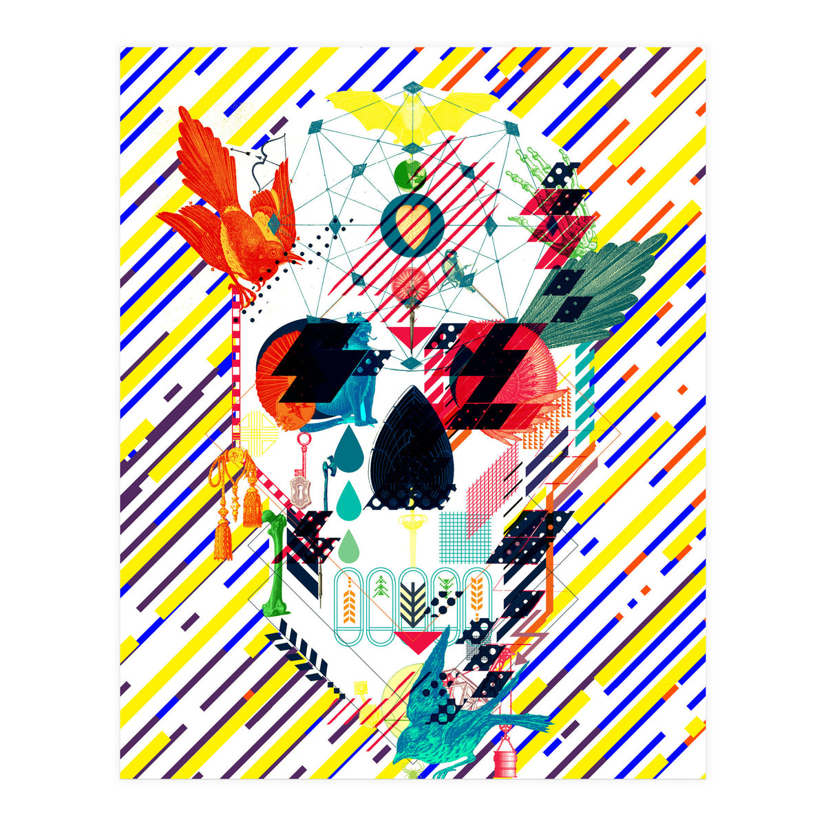 Abstract Skull (Print Only)