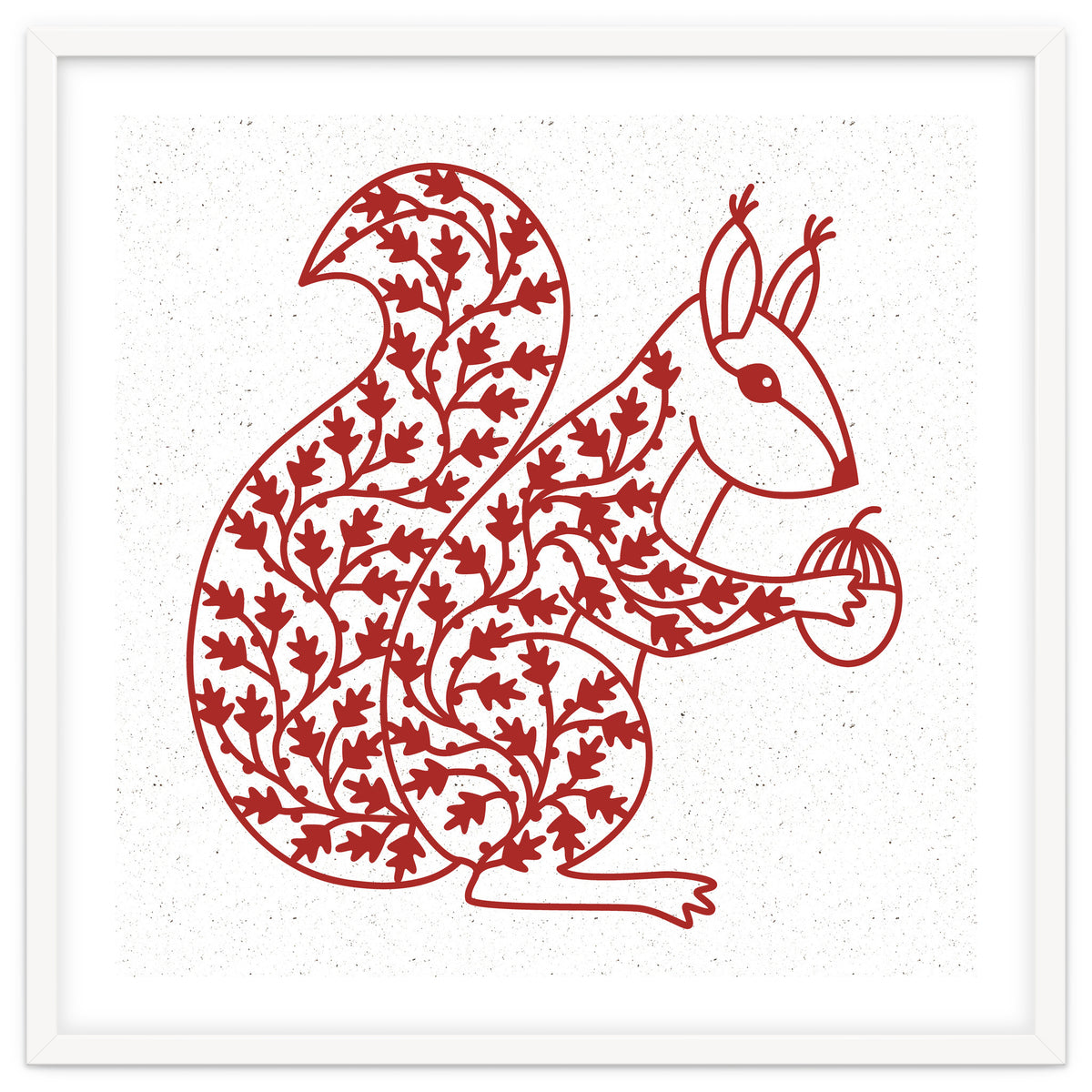 Squirrel Papercut