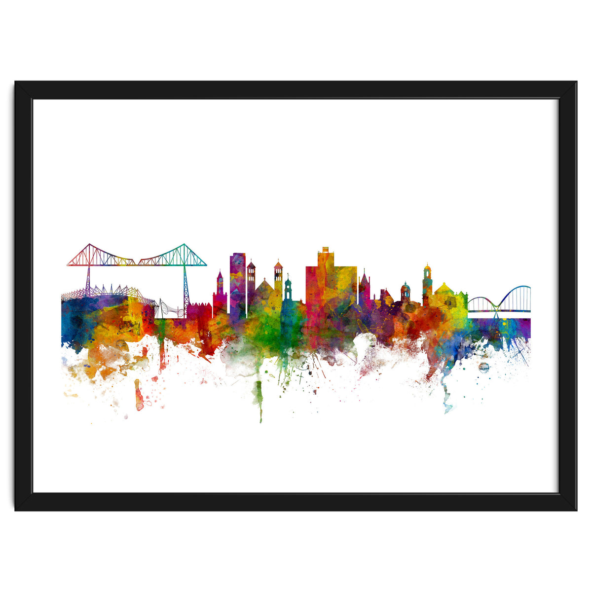 Middlesbrough England Skyline