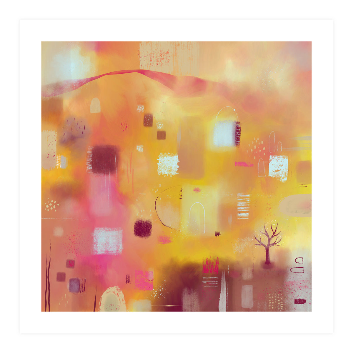 Allotments Near Rochester (Print Only)