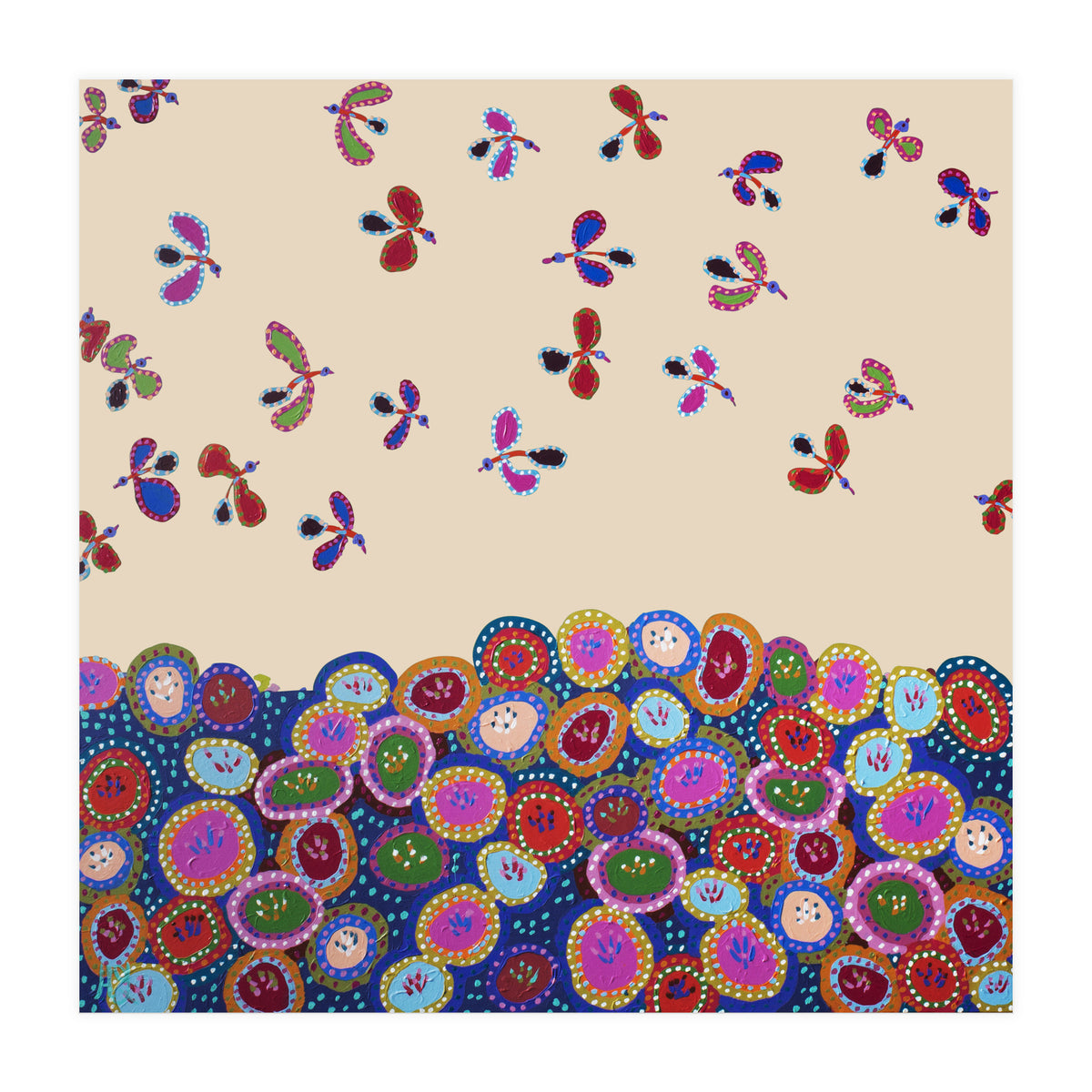 Happy World (pink) (Print Only)