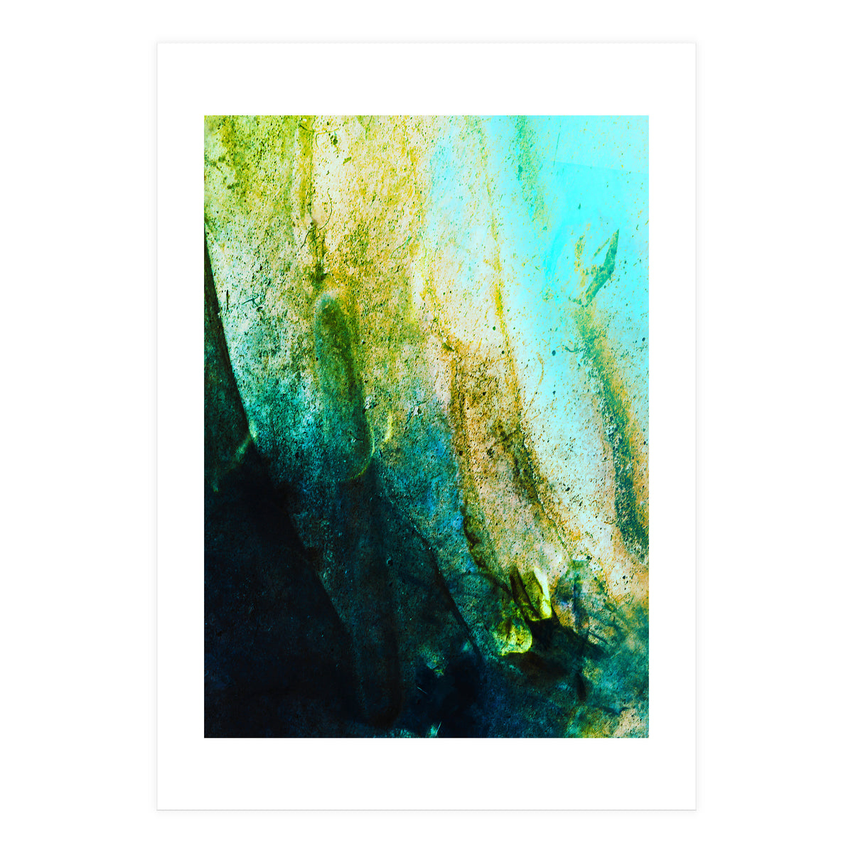 Stormy Teal Ap 3a (Print Only)