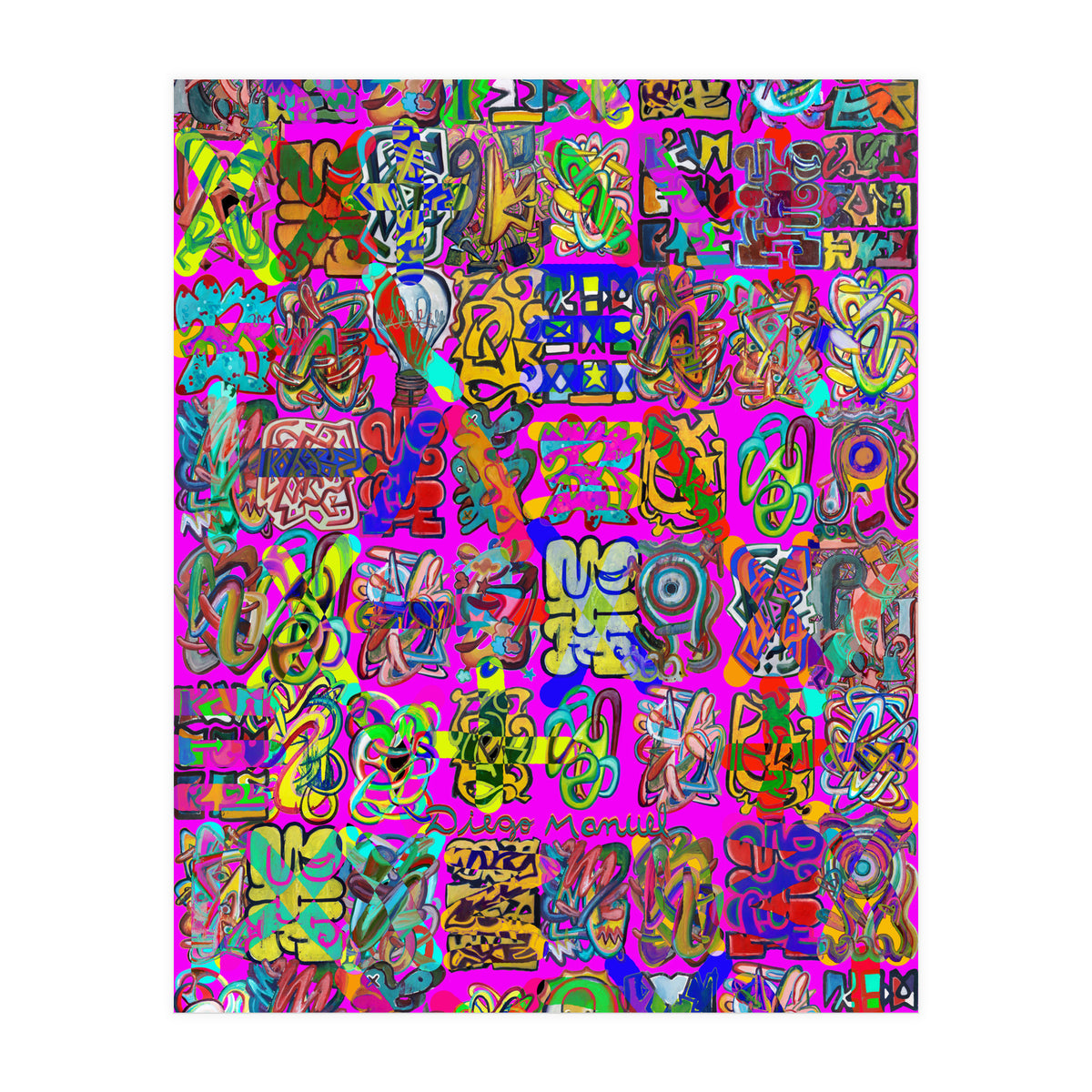 Graffitis 2021 Tapiz 102 (Print Only)