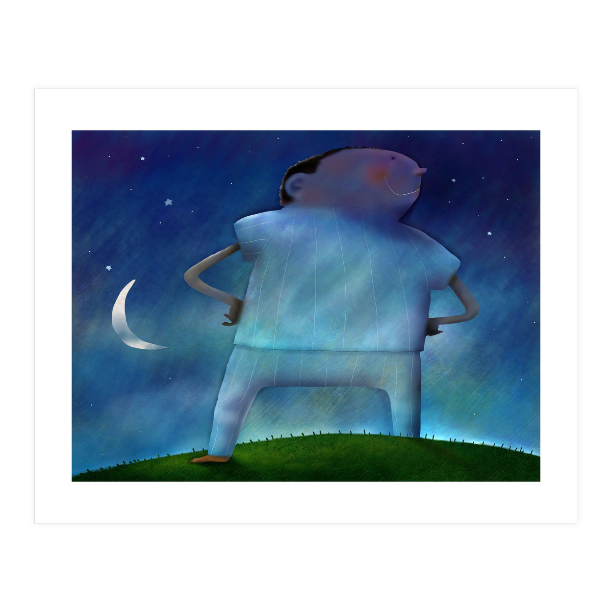 On Top Of His World (Print Only)