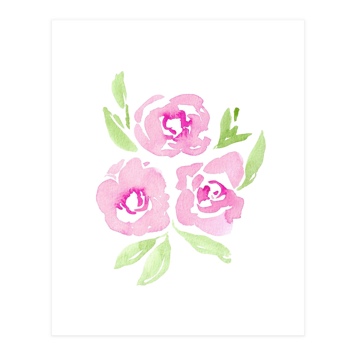 Wild Roses | Fresh Pink (Print Only)