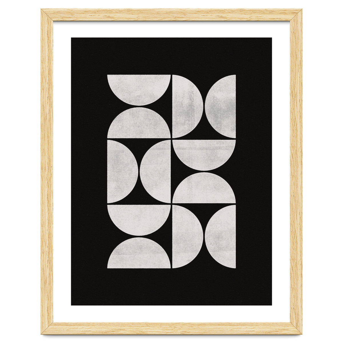 Mid-Century Modern No.31 - Woodblock Print