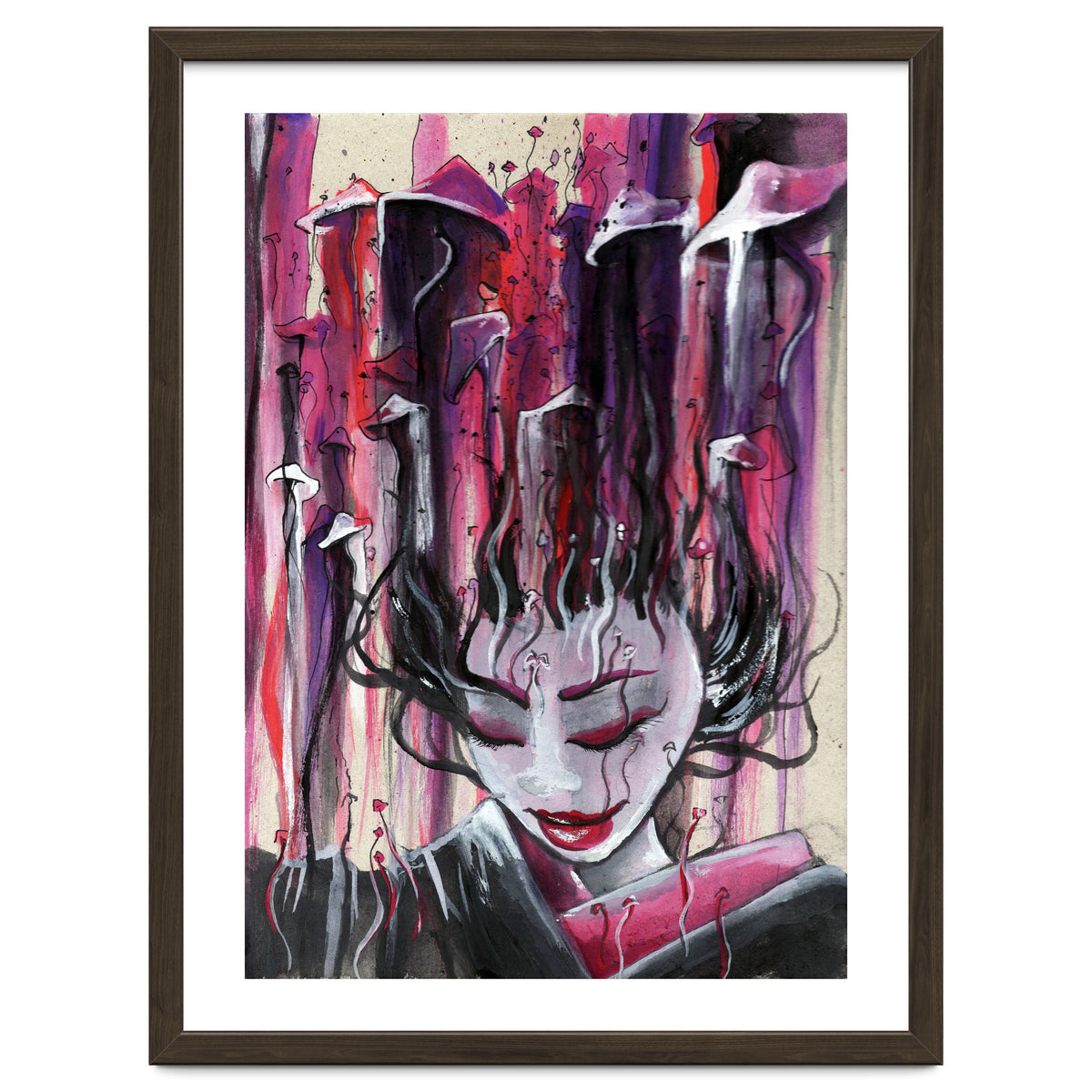 Geisha in Mushrooms: The Surrealistic Concubine