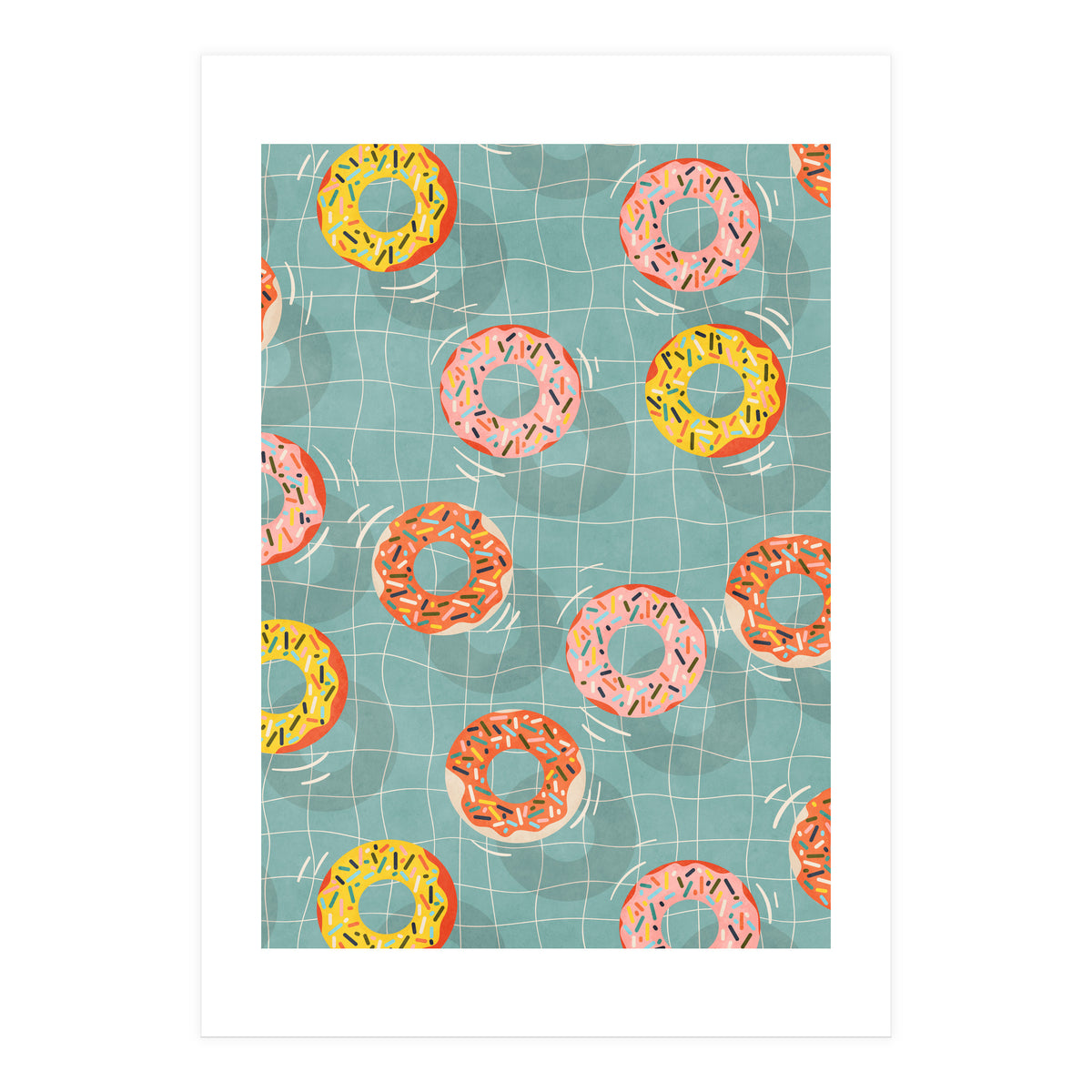 Pool Party Donuts (Print Only)