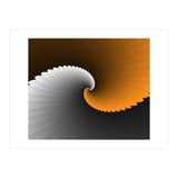 Orange Spiral Wings (Print Only) thumbnail