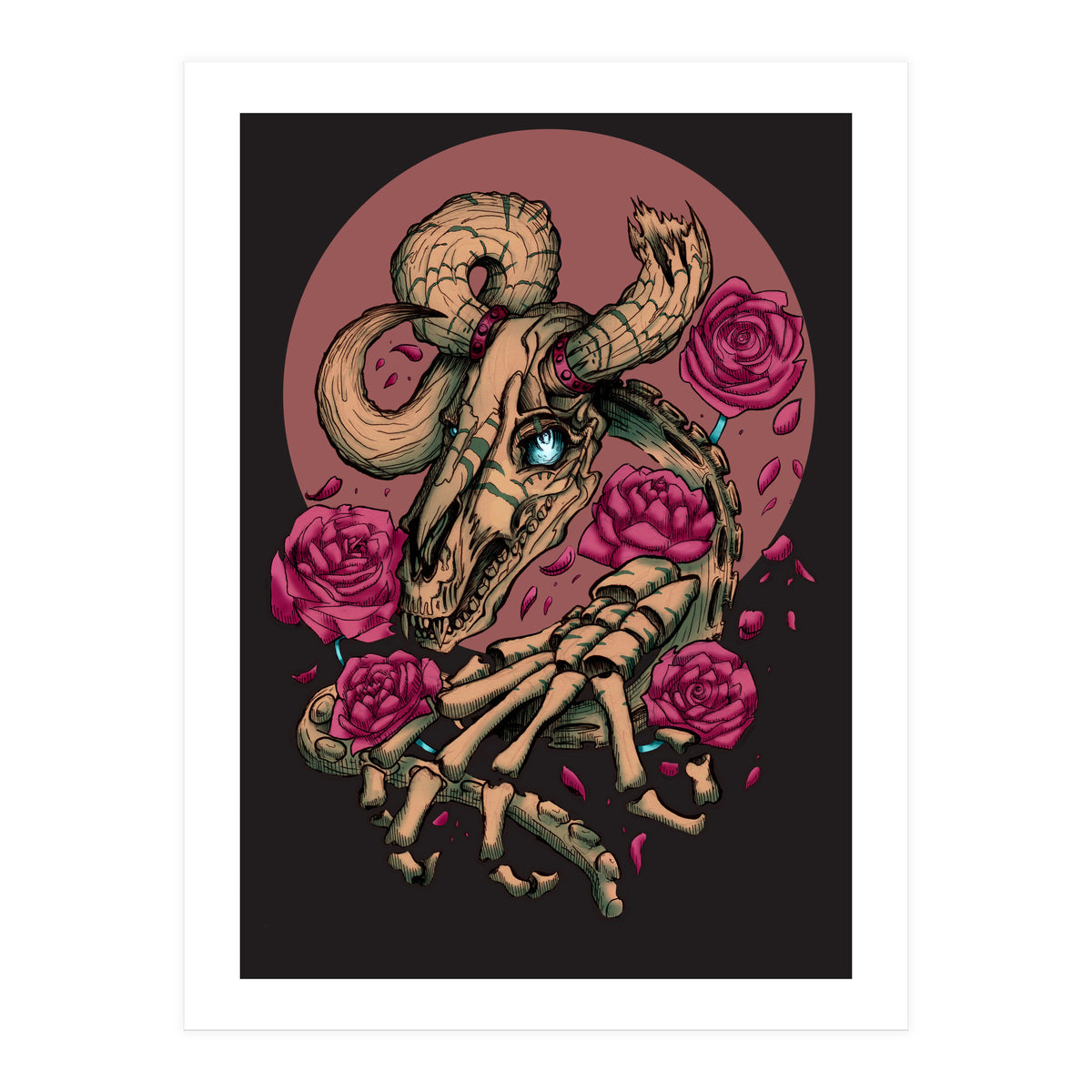 Risen with Roses (Print Only)