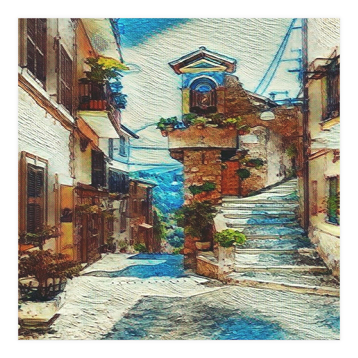 An Italian Neighborhood (Print Only)