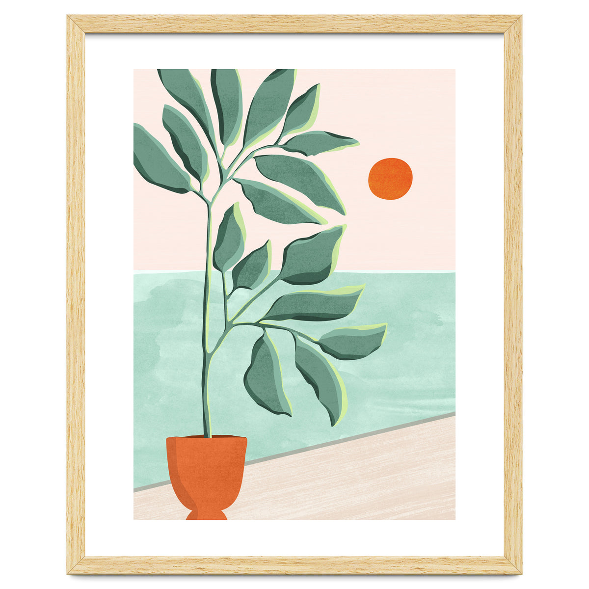 Sunset At The Beach House No.1