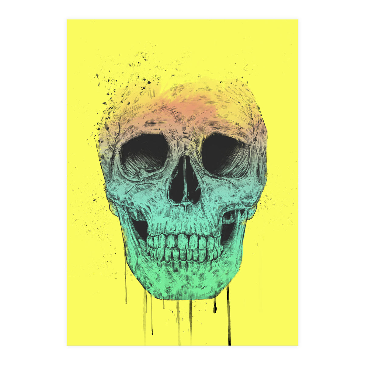 Pop Art Skull (Print Only)