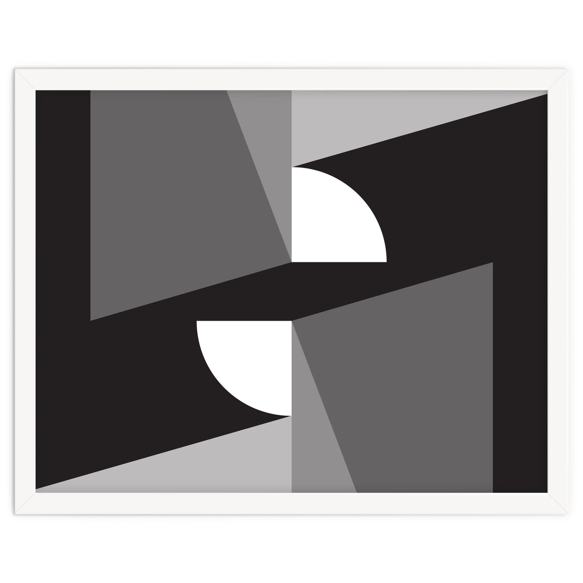 Geometric Shapes No. 11 - monochrome