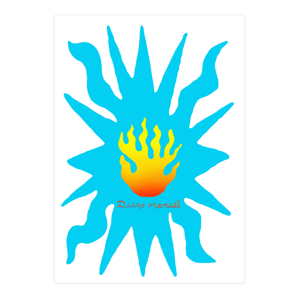 Fuego 43 Copia (Print Only)