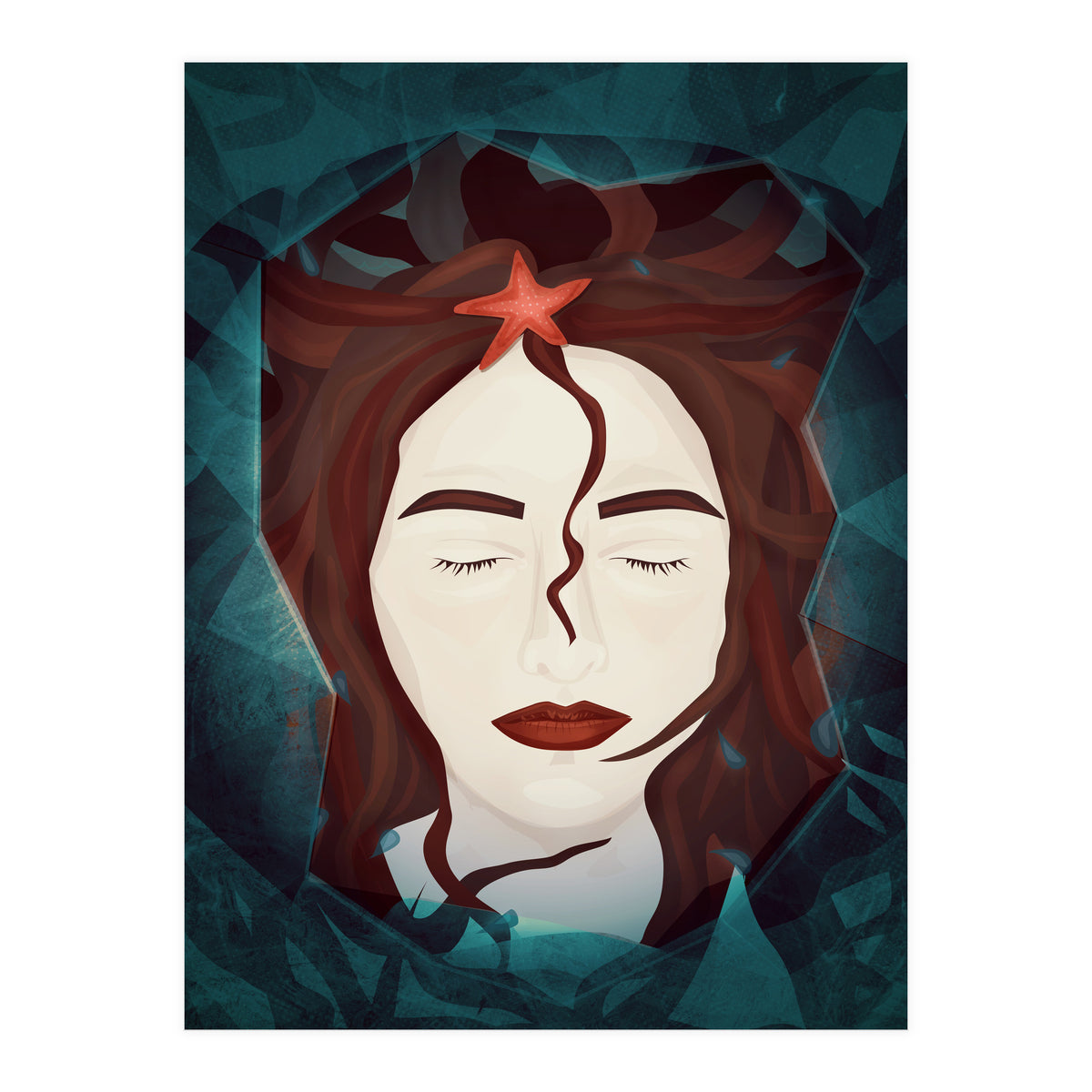 Sleeping with the Fishes (Sleeping Beauty Series) (Print Only)