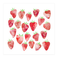 Strawberries Watercolor (Print Only)