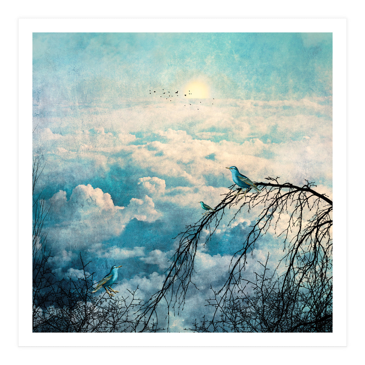 HEAVENLY BIRDS III-B4 (Print Only)