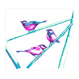 Garden Birds On A Branch (Print Only) thumbnail