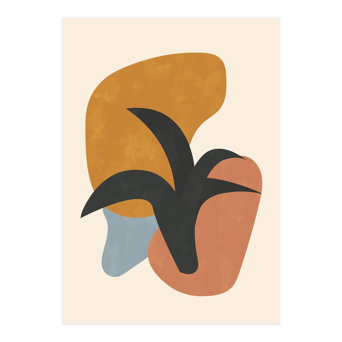 Abstract Boho Plant (Print Only)