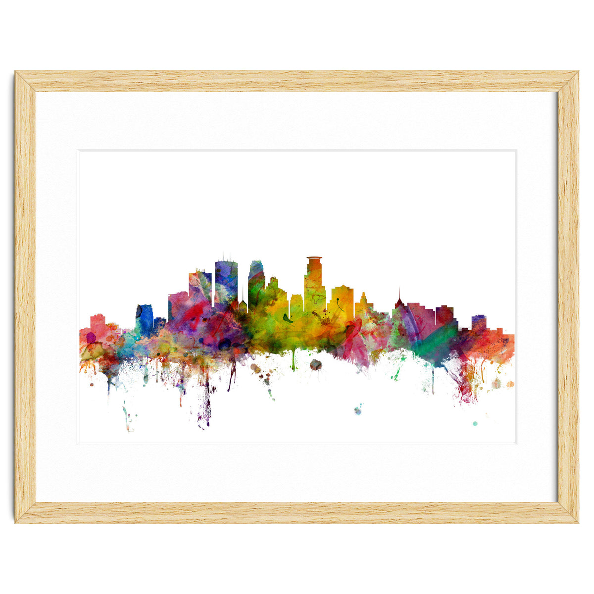 Minneapolis Minnesota Skyline