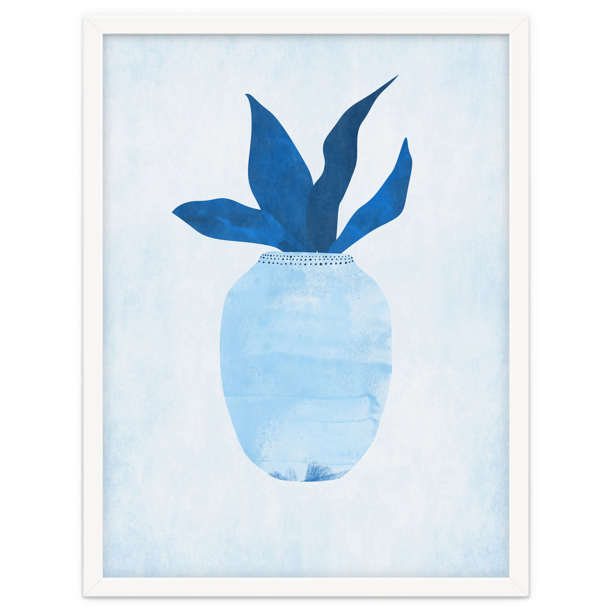 Blue vase