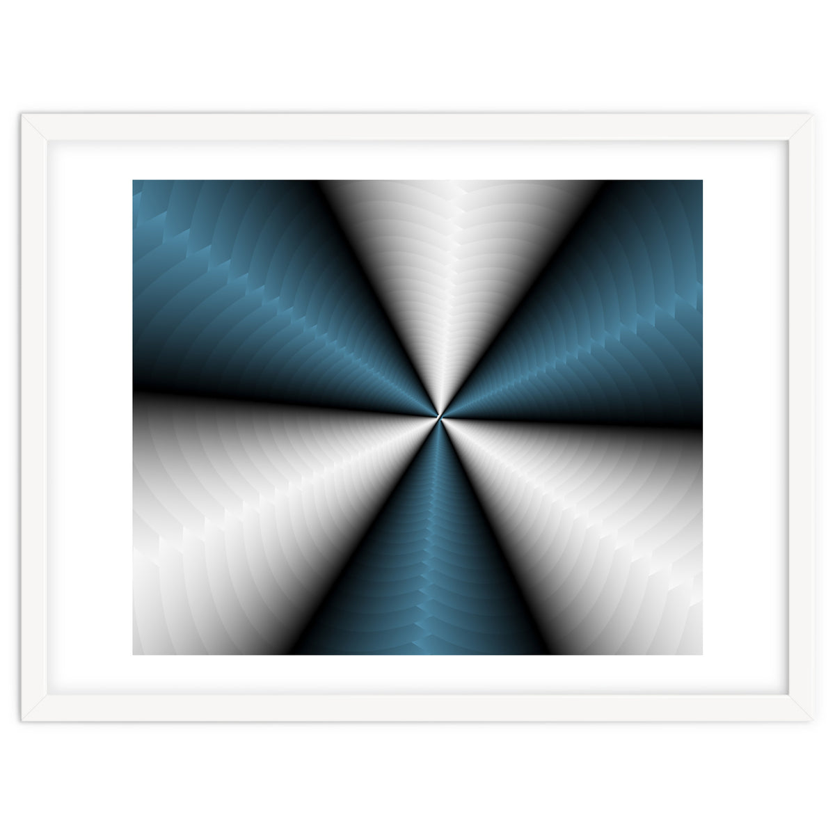 Blue Color Modern Interior Art