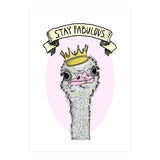 Fabulous Ostrich (Print Only) thumbnail