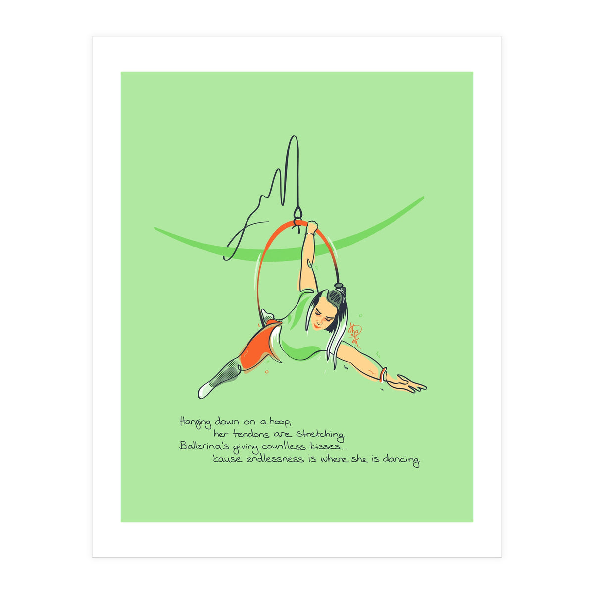 Hoop Balerina 2 (Print Only)