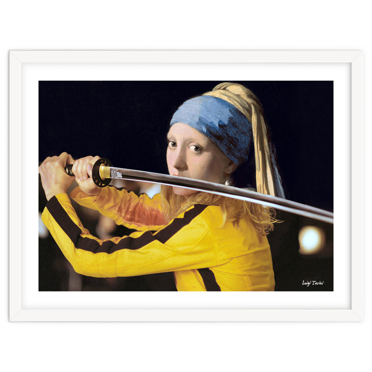 Vermeer's Girl with a Pearl Earring & Beatrix Kiddo From Kill Bill