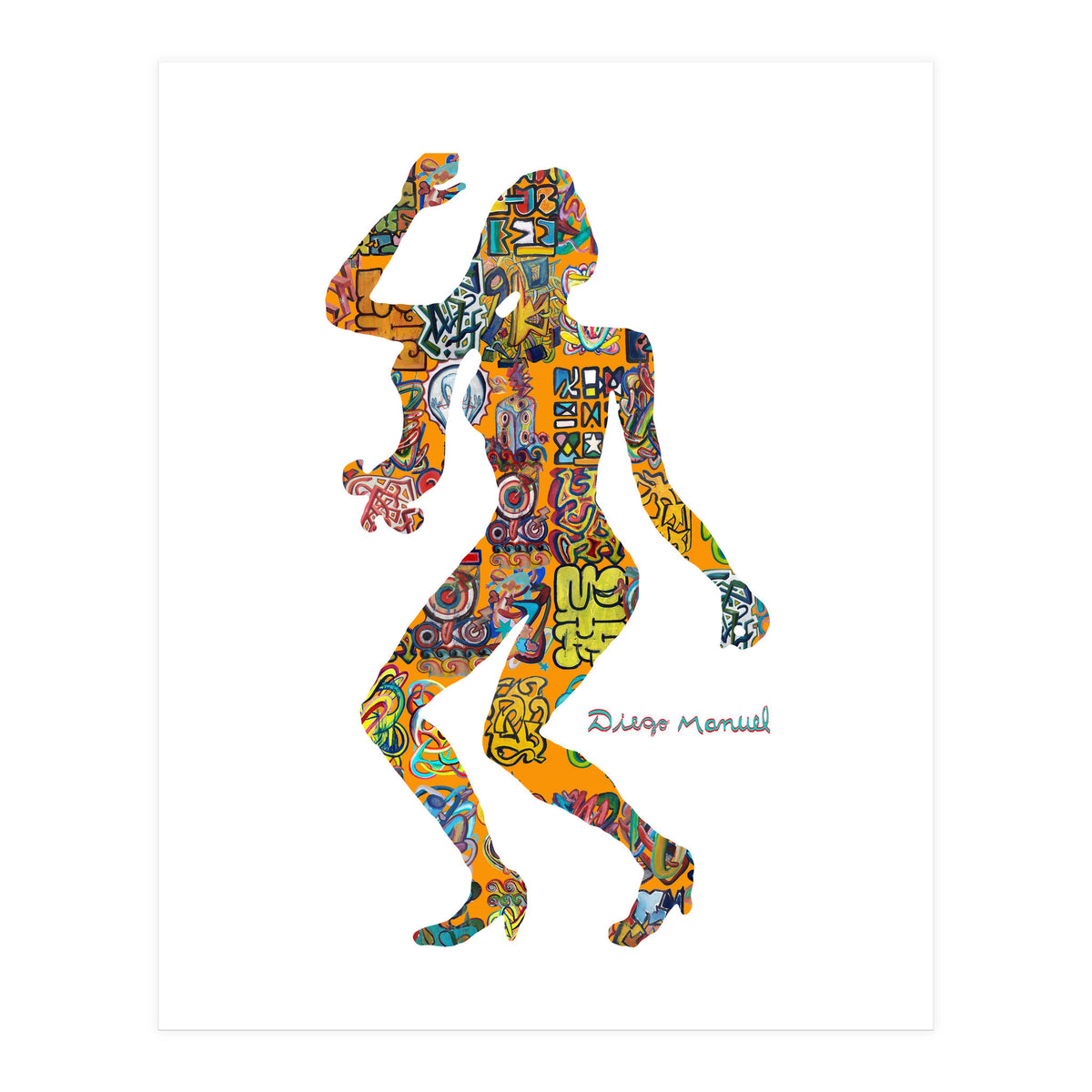 Dance Girl B 23  (Print Only)