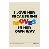 The Kooks  -She Moves In Her Own Way (Print Only) thumbnail