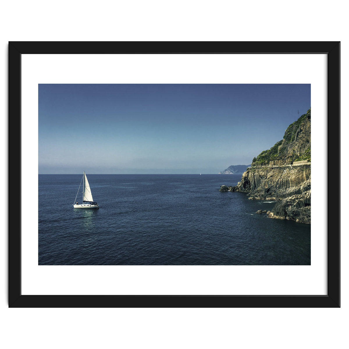 Cinque Terre Blue Sea