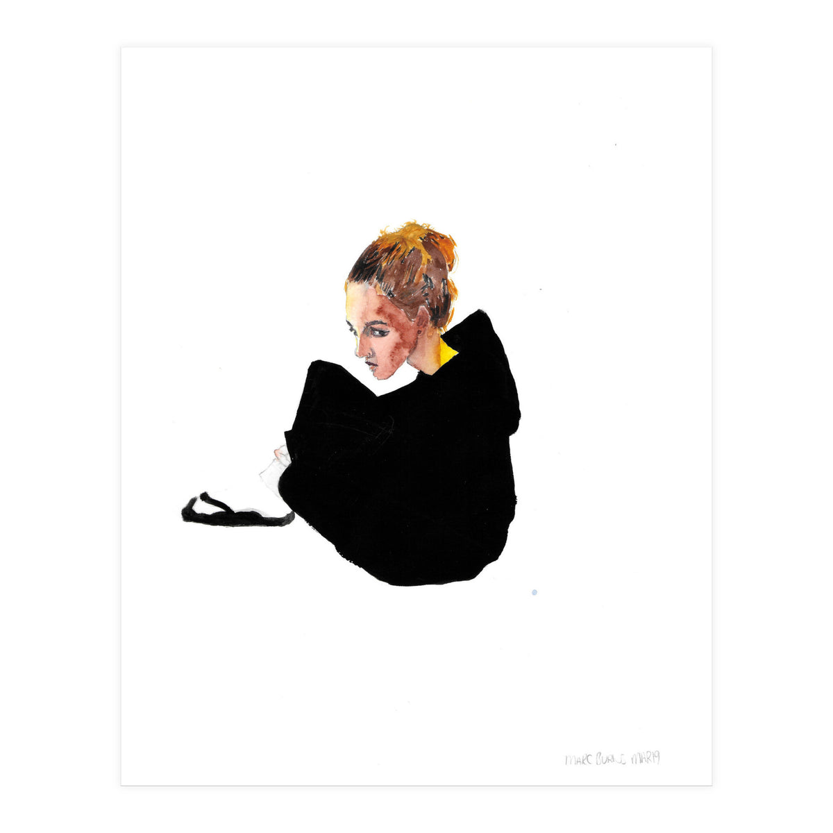 Untitled #16 - Woman in black (Print Only)