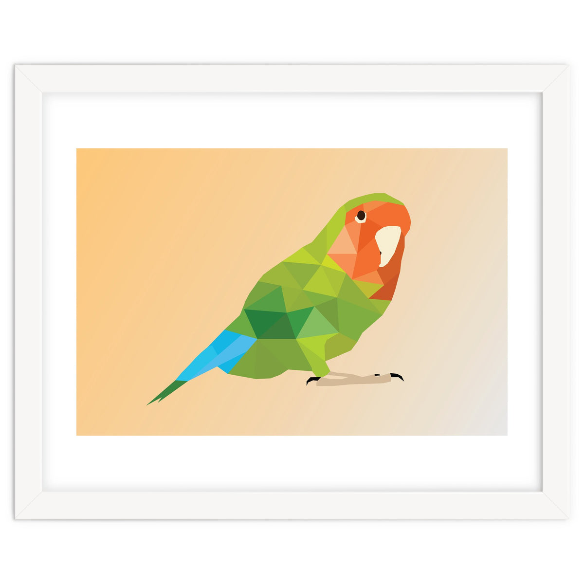 Parrot Low Poly Art