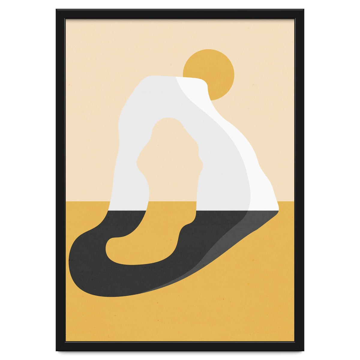 Abstract Arch - Golden Desert