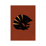 Black Cat Modern Terracotta (Print Only) thumbnail