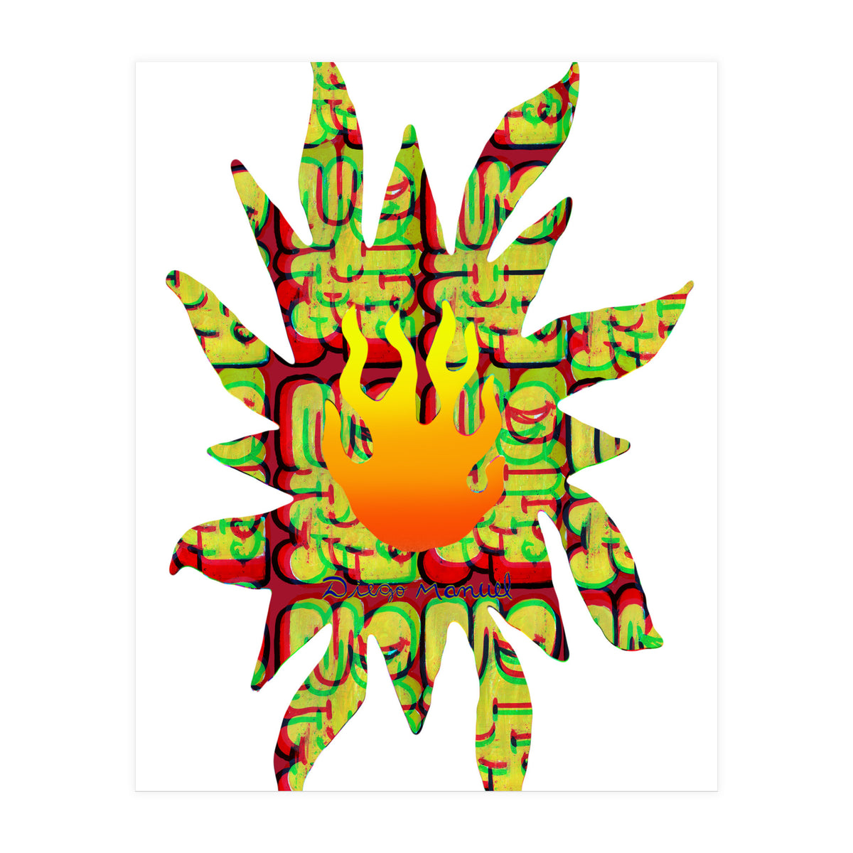 Fuego 20 Copia (Print Only)