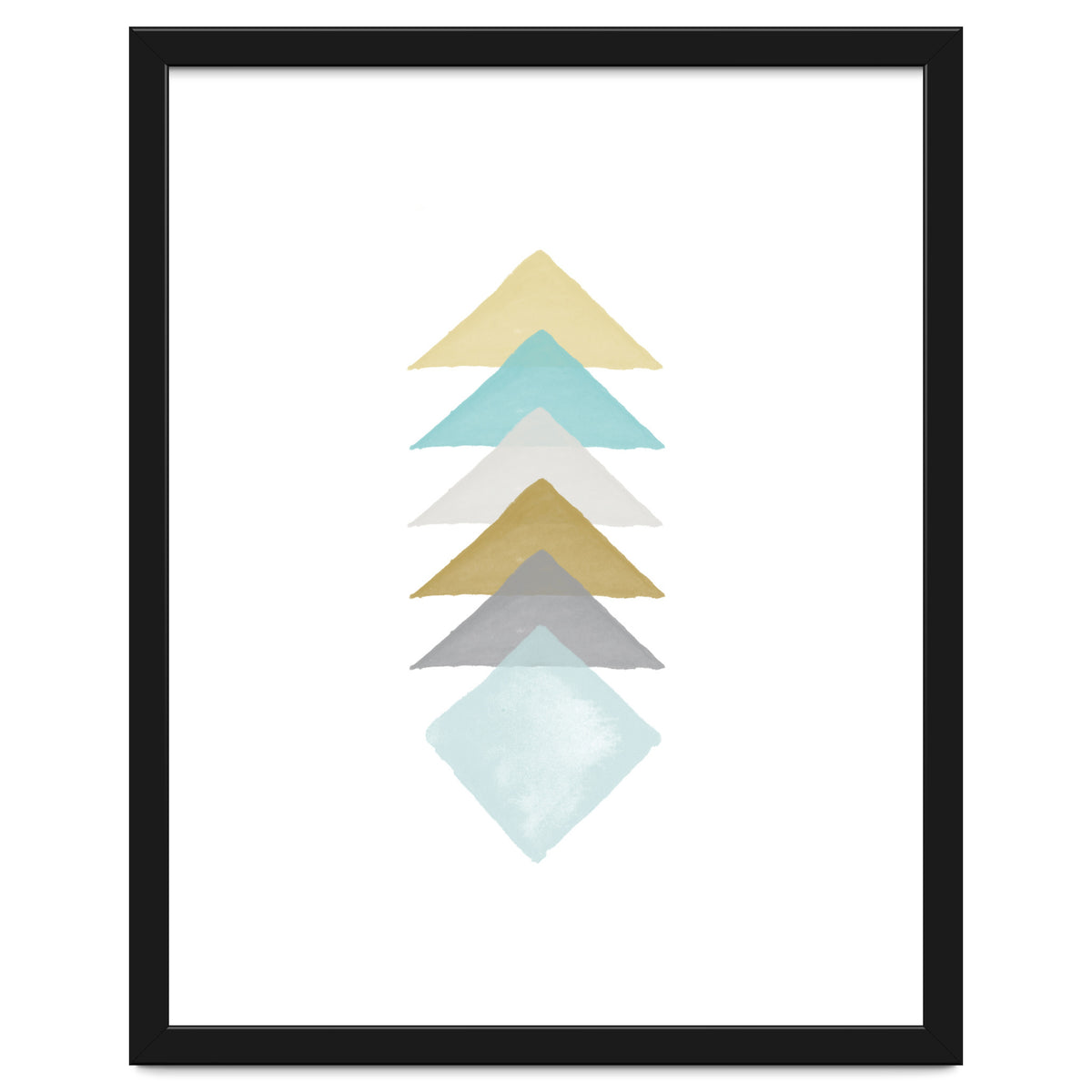 Watercolor Triangles