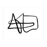 Black and White Line Art #1 (Print Only) thumbnail