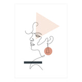 Geometric girl (Print Only) thumbnail