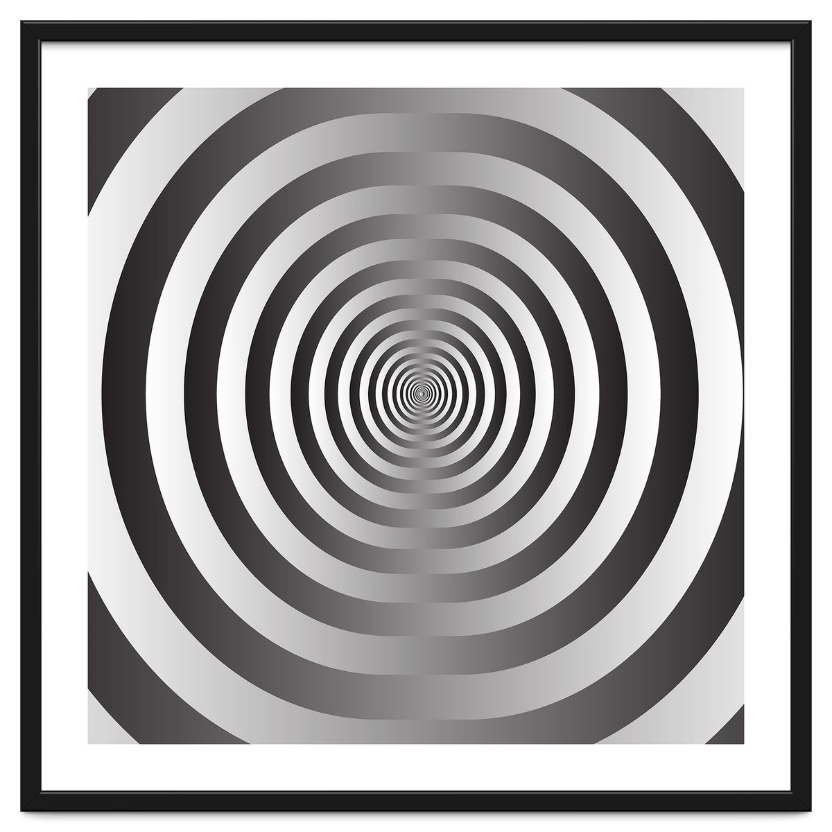 Black And White Spiral