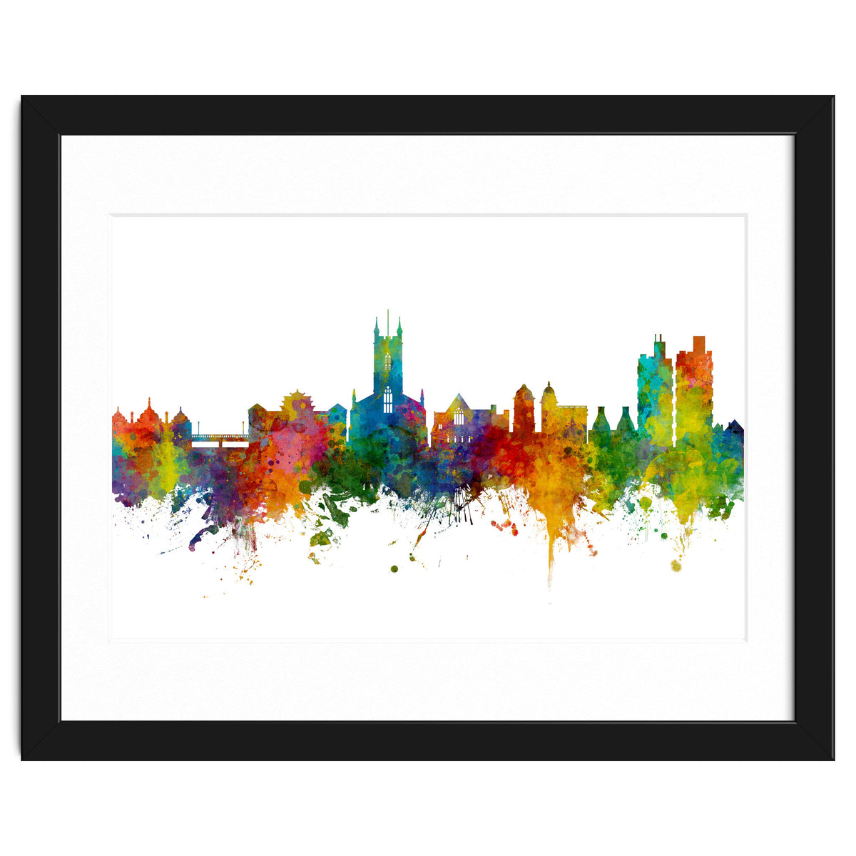 Stoke-on-Trent England Skyline