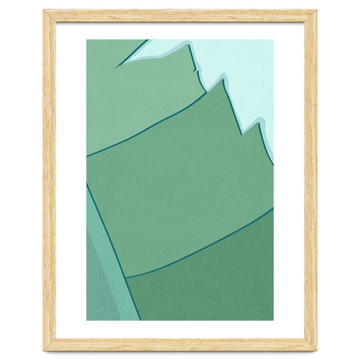 Abstract Banana Leaves Three - Greener Eden