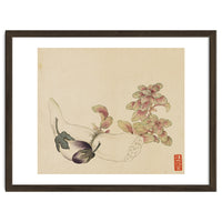 Wang Chengyu ~flowers, Vegetables, Fruits, Eggplant, Lotus Root