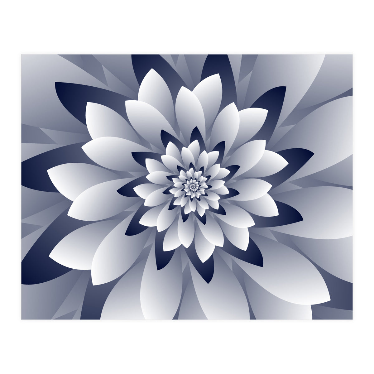 White Floral (Print Only)