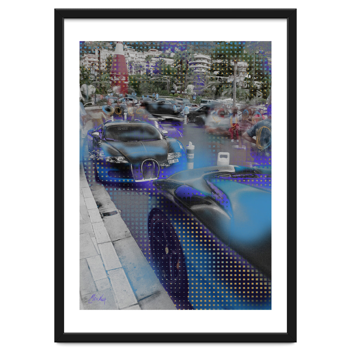 August ’22 — Blue Bugatti, Monaco