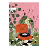 Vinyl Record Player in My Garden (Print Only) thumbnail
