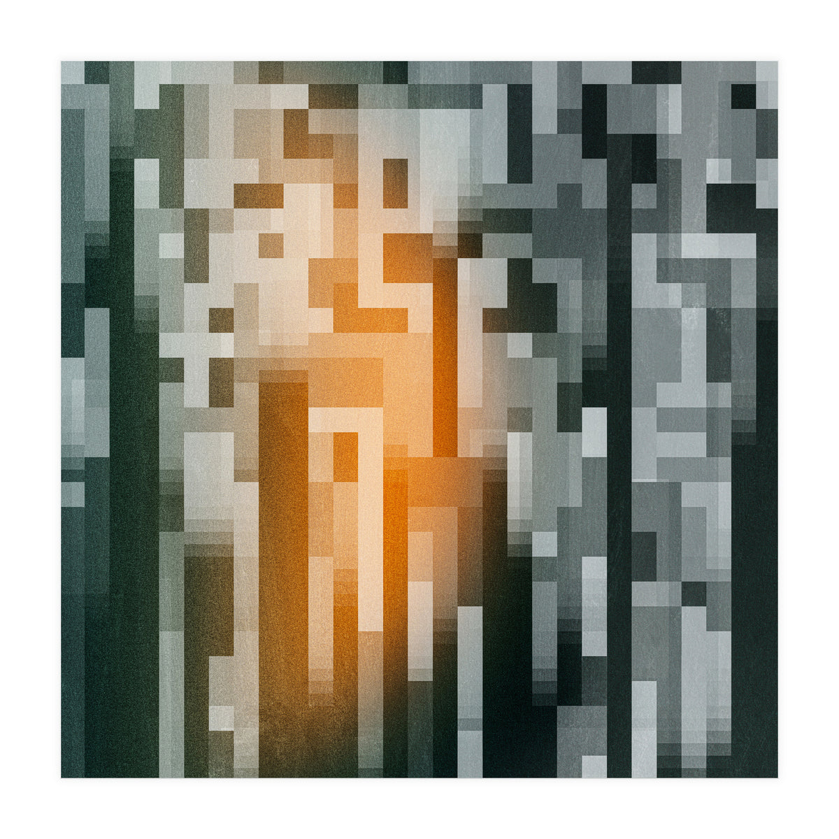 Pixel City #4 (Print Only)