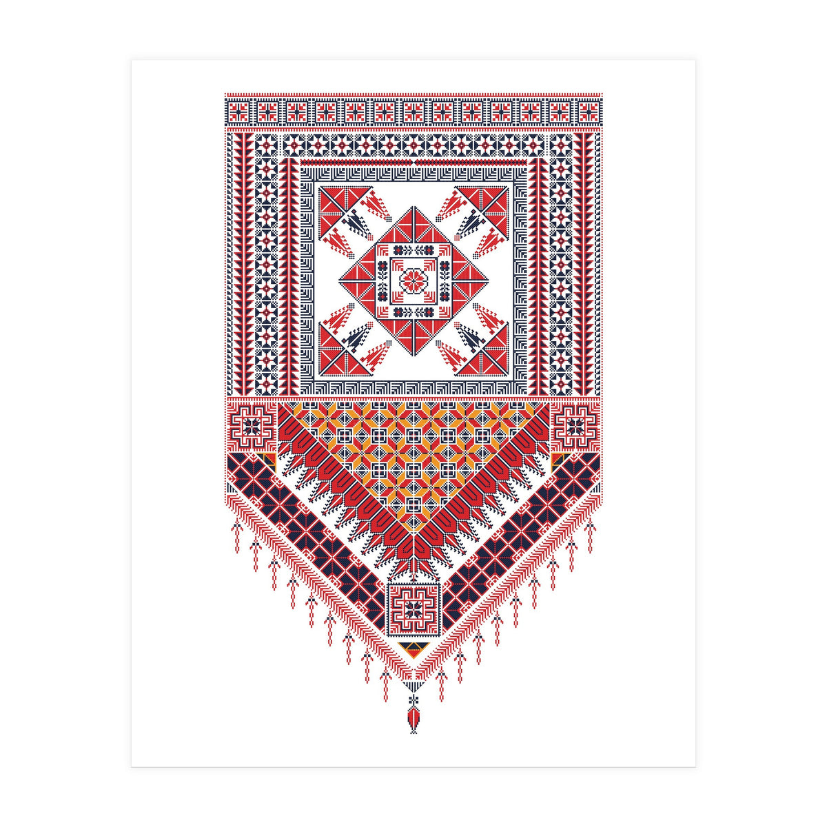 Tatreez Ornament 21 (Print Only)